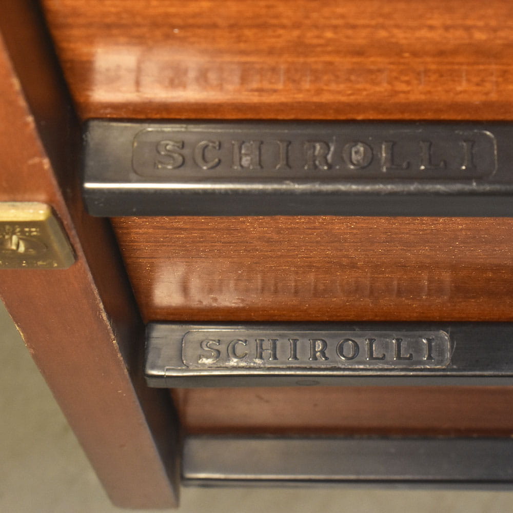 SCR42 1 wooden desk 20th century design 1960s Schirolli .jpg